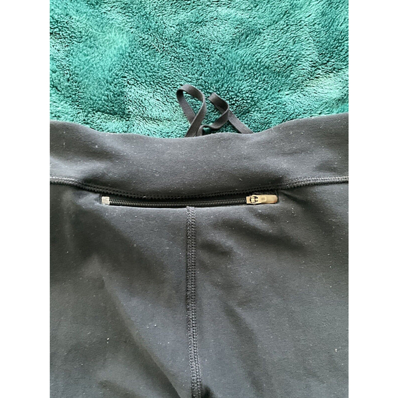 Nike Livestrong Dri Fit Capri Cropped Legging Blue and Yellow‎ Womens Size Large - Picture 10 of 10